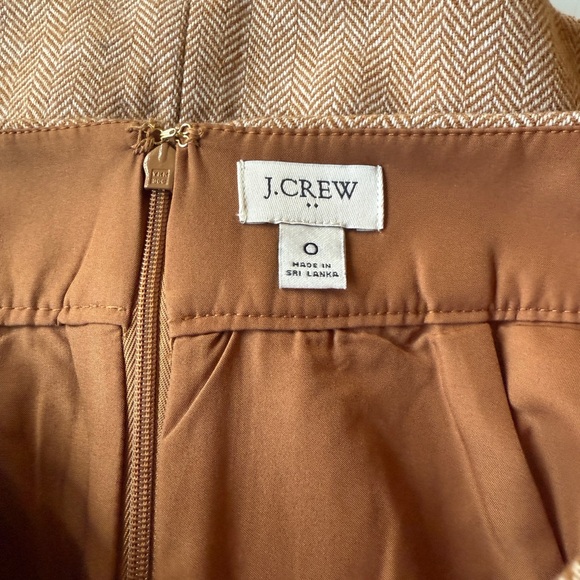 J. Crew Tan Herringbone Skirt - Picture 5 of 5